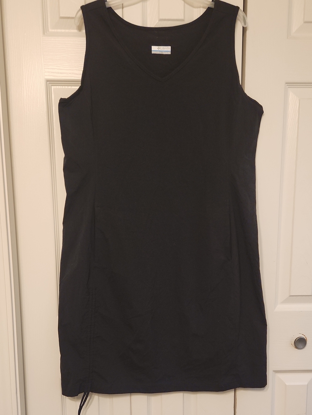 Columbia Anytime Casual Dress - Black Pullover V-Neck Dress